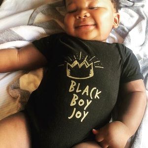 BLACK BOY JOY ONESIES